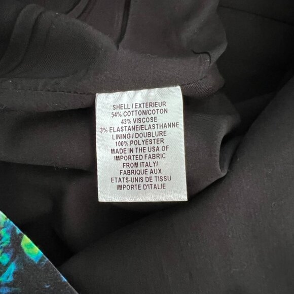 MILLY Stained Glass Sheath Dress Sz 2 One of a kind print from Italy sleeveless - Picture 5 of 6